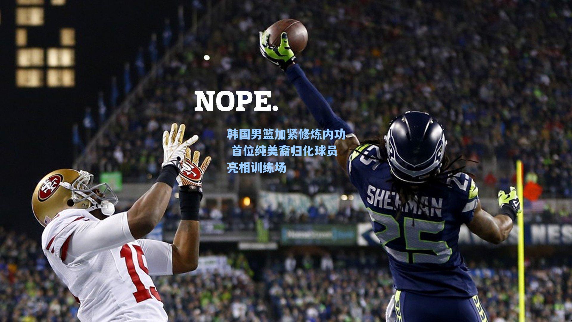 韩国男篮加紧修炼内功 首位纯美裔归化球员亮相训练场